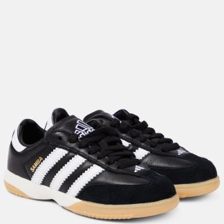 buy designer Adidas Samba Millenium leather sneakers in black