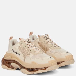 buy designer Balenciaga Triple S sneakers in beige