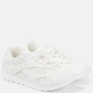 buy designer Bottega Veneta Orbit technical mesh sneakers in white