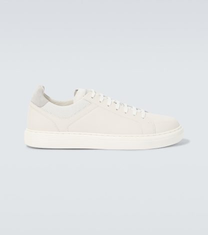 buy designer Brunello Cucinelli Leather sneakers in white