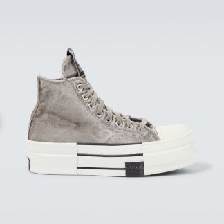 buy designer DRKSHDW by Rick Owens x Converse DBL DRKSTAR Chuck 70 sneakers in grey