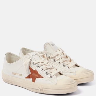 buy designer Golden Goose V-Star 2 leather sneakers in white