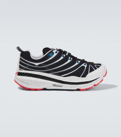 buy designer Hoka One One Stinson EVO OG trail running shoes in black