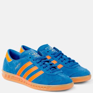 buy luxury Adidas Hamburg suede sneakers in blue