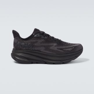 buy luxury Hoka One One Clifton 9 sneakers in black