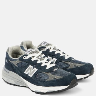 buy luxury New Balance Made in USA 993 suede sneakers in blue