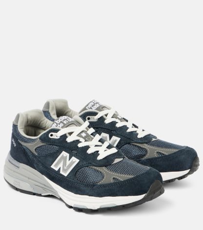 buy luxury New Balance Made in USA 993 suede sneakers in blue