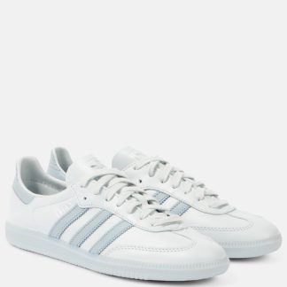 cheap designer Adidas Samba Decon leather sneakers in white