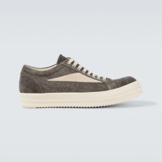 cheap designer DRKSHDW by Rick Owens Vintage Sneaks suede sneakers in grey