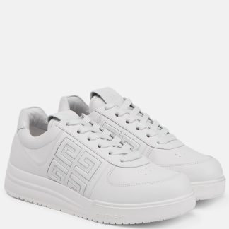 cheap designer Givenchy G4 leather low-top sneakers in white