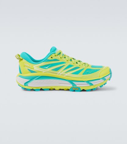 cheap designer Hoka One One Mafate Speed 2 trail running shoes in yellow