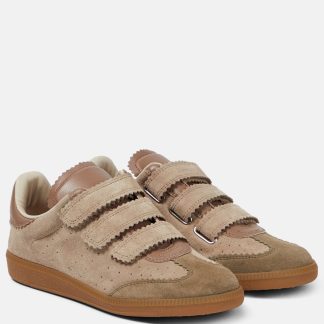 cheap designer Isabel Marant Beth suede low-top sneakers  in brown