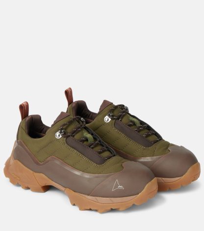 cheap designer Loro Piana x Roa Katharina hiking boots in green