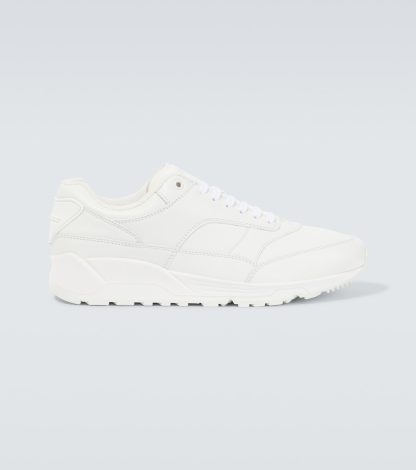 cheap designer Saint Laurent Leather sneakers in white