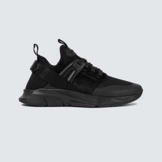 cheap designer Tom Ford Jago mesh sneakers in black