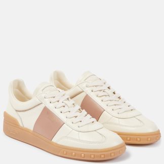 cheap designer Valentino Garavani Upvillage leather sneakers in pink