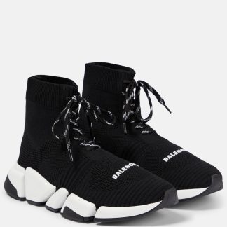 cheap luxury Balenciaga Speed 2.0 sneakers in black