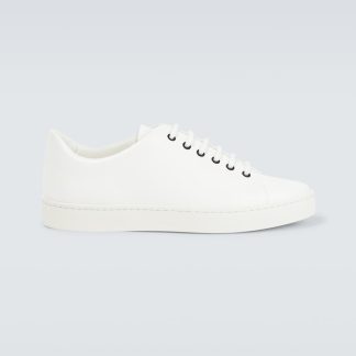 cheap luxury Manolo Blahnik Semanado leather sneakers in white