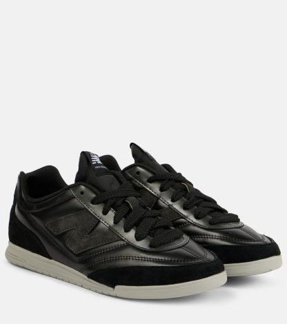 cheap luxury New Balance x Junya Watanabe RC42 leather sneakers in black