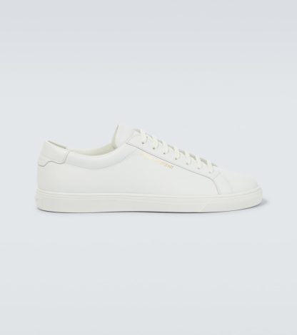 cheap luxury Saint Laurent Andy low-top sneakers in white