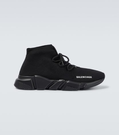 counterfeit designer Balenciaga Speed Lace-Up sneakers in black