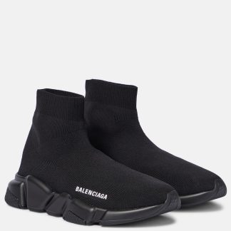 counterfeit designer Balenciaga Speed sneakers in black