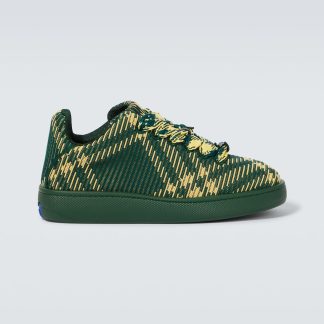 counterfeit designer Burberry Burberry check sneakers in multicoloured