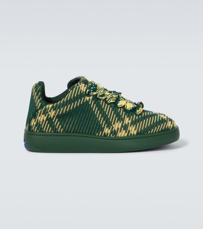 counterfeit designer Burberry Burberry check sneakers in multicoloured