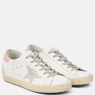 counterfeit designer Golden Goose Super-Star leather sneakers in white