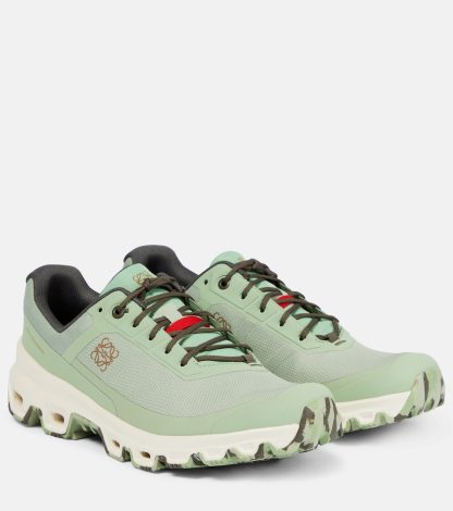 counterfeit designer Loewe x On Cloudventure running shoes in green