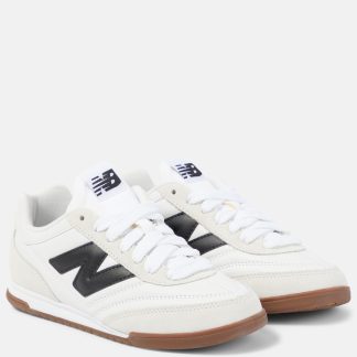 counterfeit designer New Balance RC42 leather sneakers in white