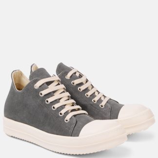 counterfeit designer Rick Owens Denim low-top sneakers in grey