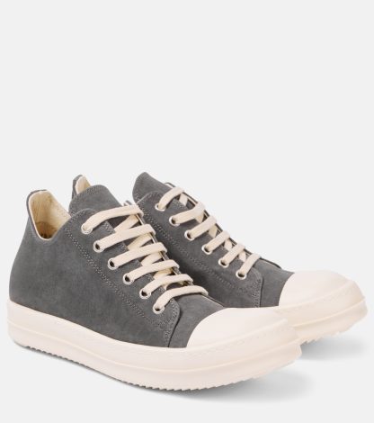 counterfeit designer Rick Owens Denim low-top sneakers in grey