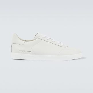 fake luxury Givenchy Town leather sneakers in white