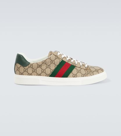 fake luxury Gucci Ace GG Supreme sneakers in multicoloured