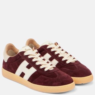 fake luxury Hogan Suede sneakers in brown