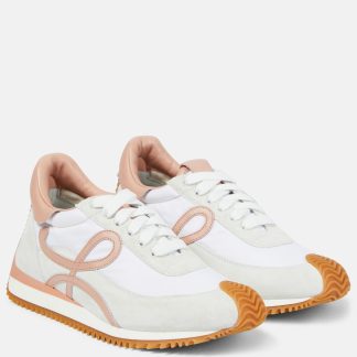 fake luxury Loewe Basket Flow Runner low-top sneakers in white