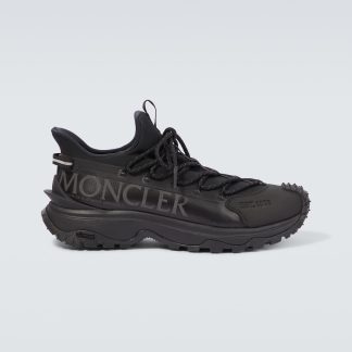 fake luxury Moncler TrailGrip Lite2 ripstop sneakers in black