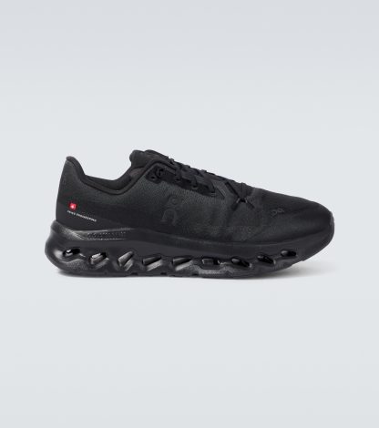 fake luxury On Cloudtilt running shoes in black