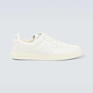 fake luxury Tom Ford Radcliffe leather sneakers in neutrals