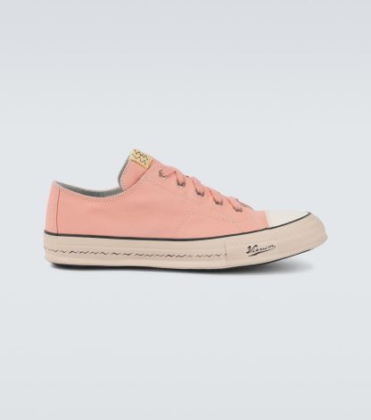 fake luxury Visvim Skagway L.T. canvas sneakers in pink