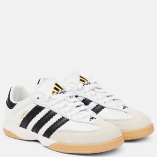 fashion designer Adidas Samba Millenium leather sneakers in white