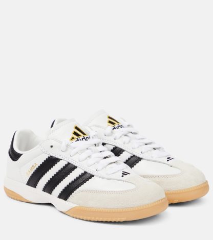 fashion designer Adidas Samba Millenium leather sneakers in white