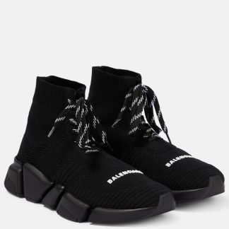 fashion designer Balenciaga Speed 2.0 sneakers in black