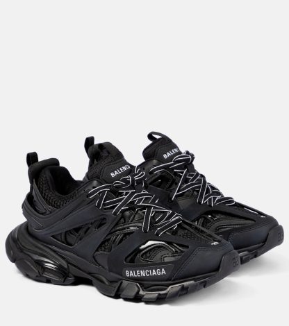 fashion designer Balenciaga Track sneakers in black