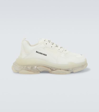 fashion designer Balenciaga Triple S sneakers in white