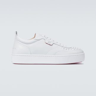 fashion designer Christian Louboutin Happyrui Spikes sneakers in white