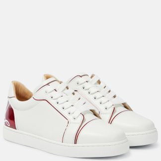 fashion designer Christian Louboutin Vieira Orlato leather sneakers in white