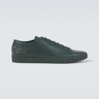 fashion designer Common Projects Original Achilles Low leather sneakers in green