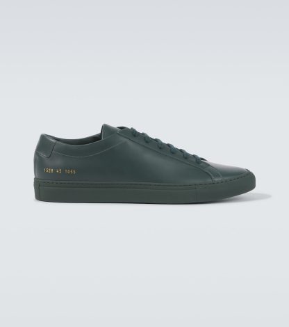 fashion designer Common Projects Original Achilles Low leather sneakers in green